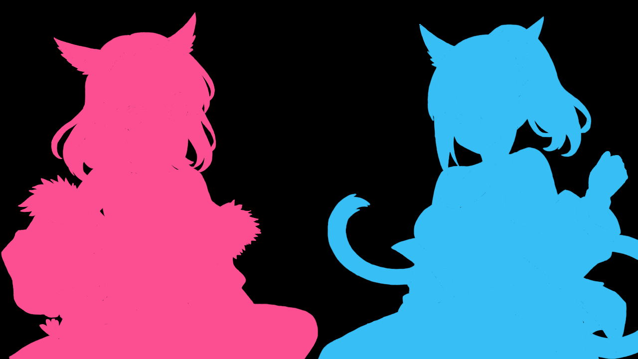 image showing both silhouttes of 2 new characters